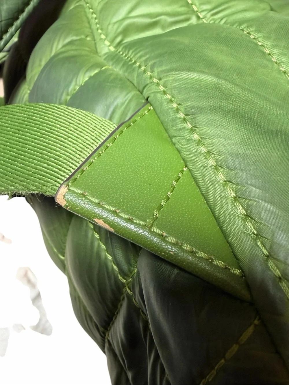Kate Spade Camden Quilted Large Backpack - Kelp Green Nylon Puffer